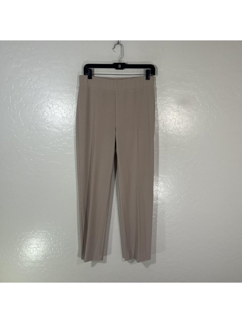 Joseph Ribkoff Dress Pants Womens 8 Beige Microfiber Slim Pull On Slit Canada